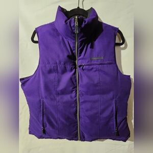 Black Or Purple Reversible Puffer Vest  Lauren By Ralph Lauren